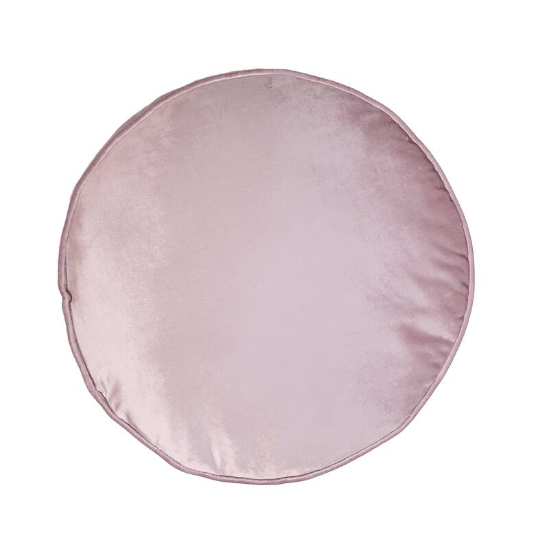 Edie At Home Velvet Round Decorative Pillow, Thistle