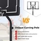preview thumbnail 10 of 9, Costway 6.9-8.5 FT Portable Outdoor Basketball Hoop with Shatterproof - See Details