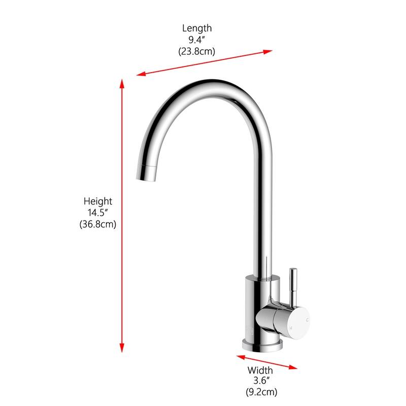 Indigo Home Single Handle Kitchen Faucet