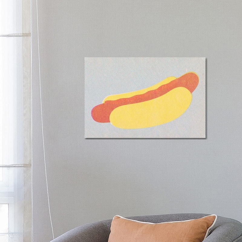 iCanvas "Hot Dog" by Joseph McDermott Canvas Print - 18x26x1.5