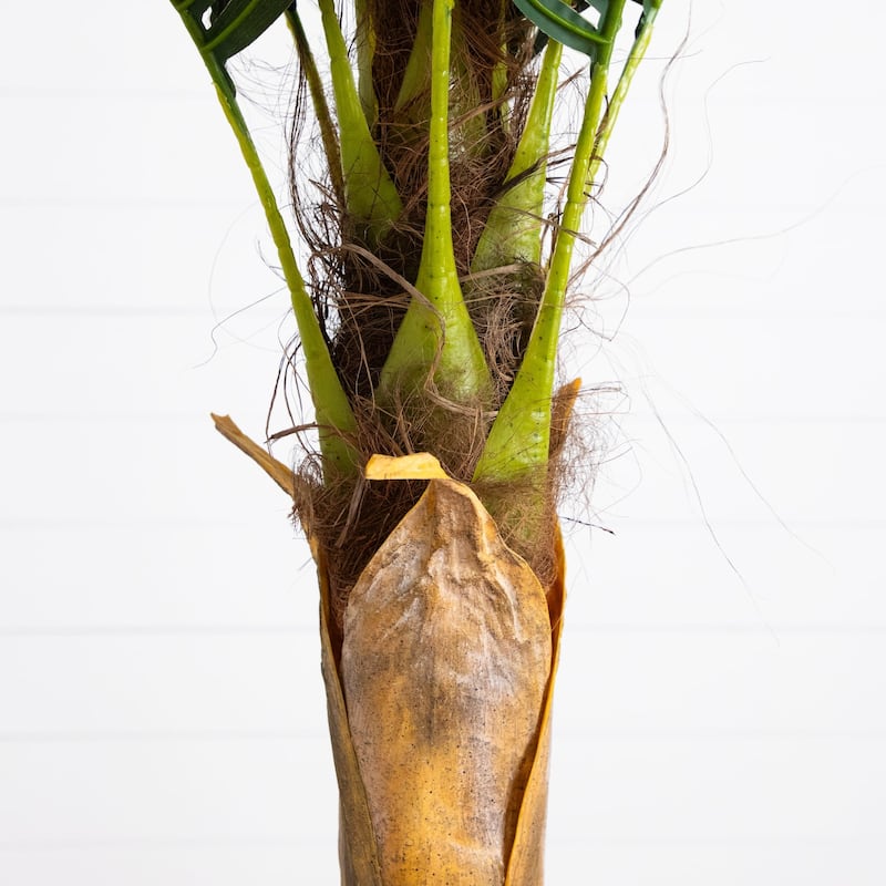 Potted Coconut Palm Artificial Tree - 6'
