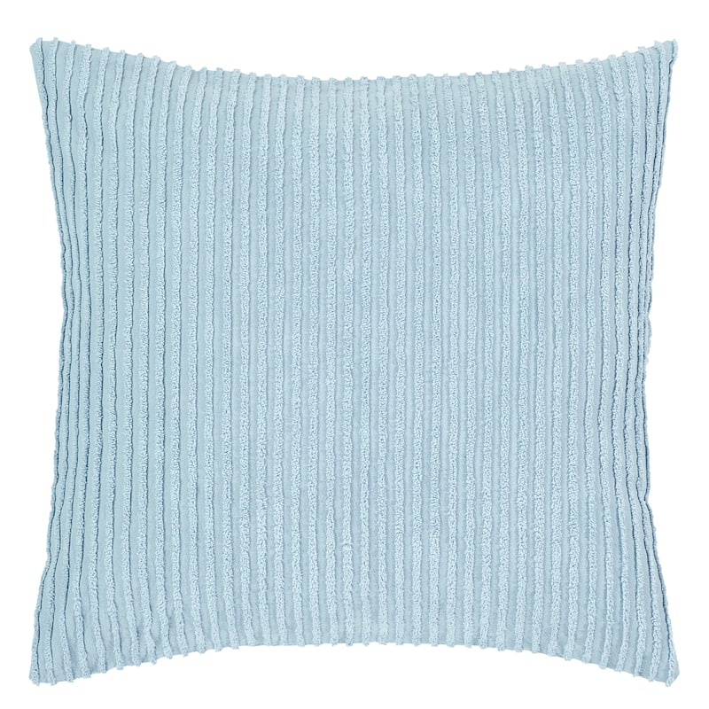 Better Trends Jullian Solid Stripes Design Bedspread 100% Cotton Tufted Chenille