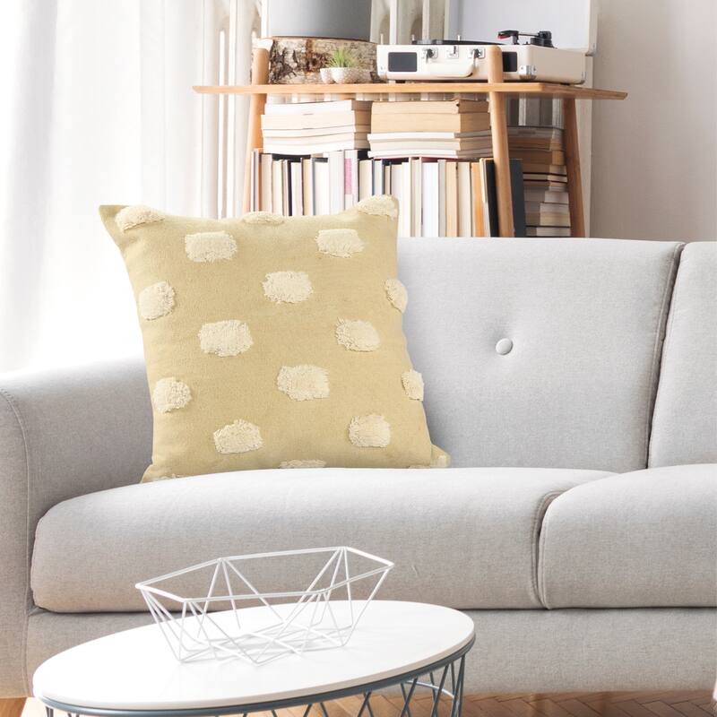 Sevita Zeal Light Pom-pom Cotton Throw Pillow, Set of 2