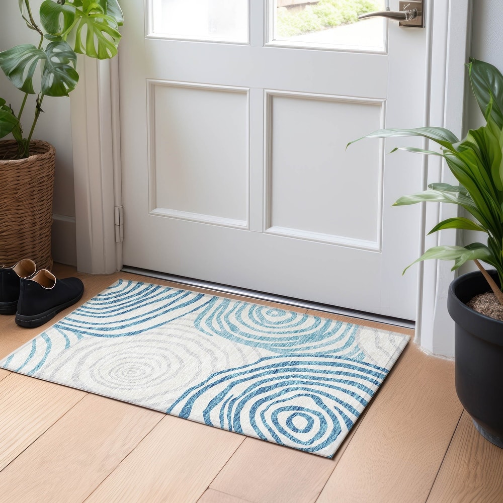 Premium Washable Super Soft Modern Mesmerize Mayfield Rug