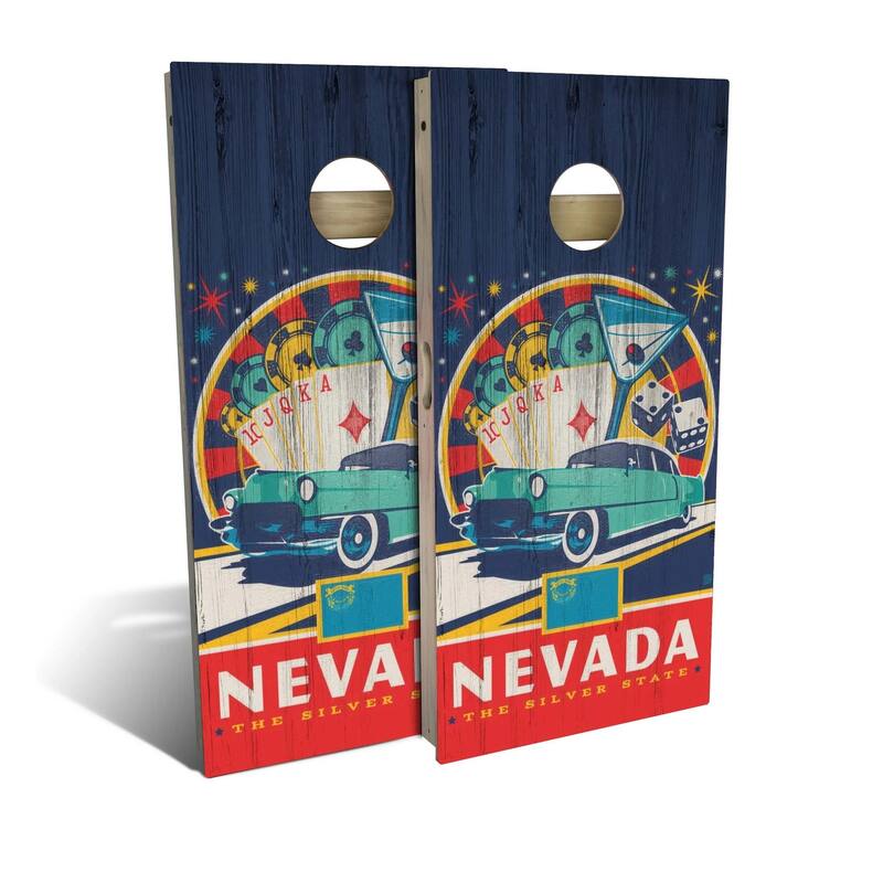 Nevada State Pride Outdoor Cornhole Board Set