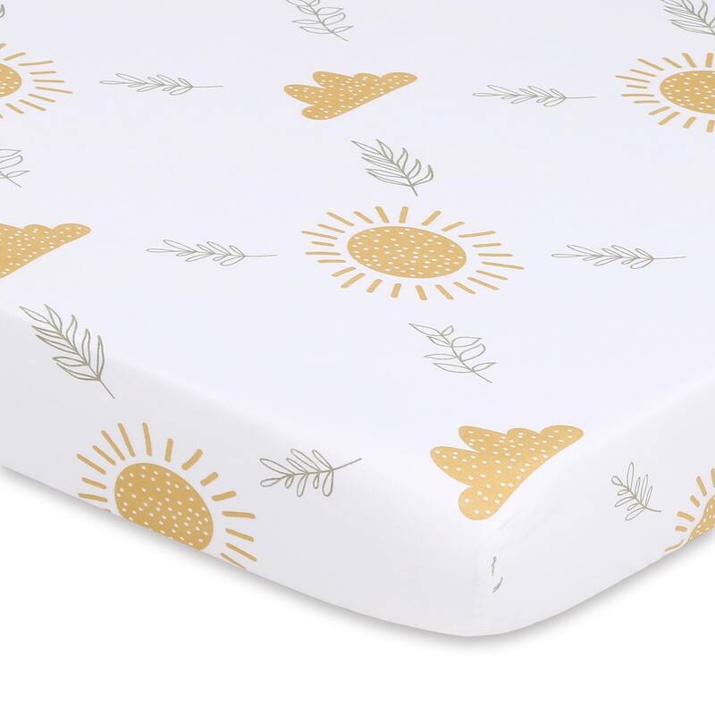 The Peanutshell Day and Night Mini Crib, Playard Sheet 3 Pack Set