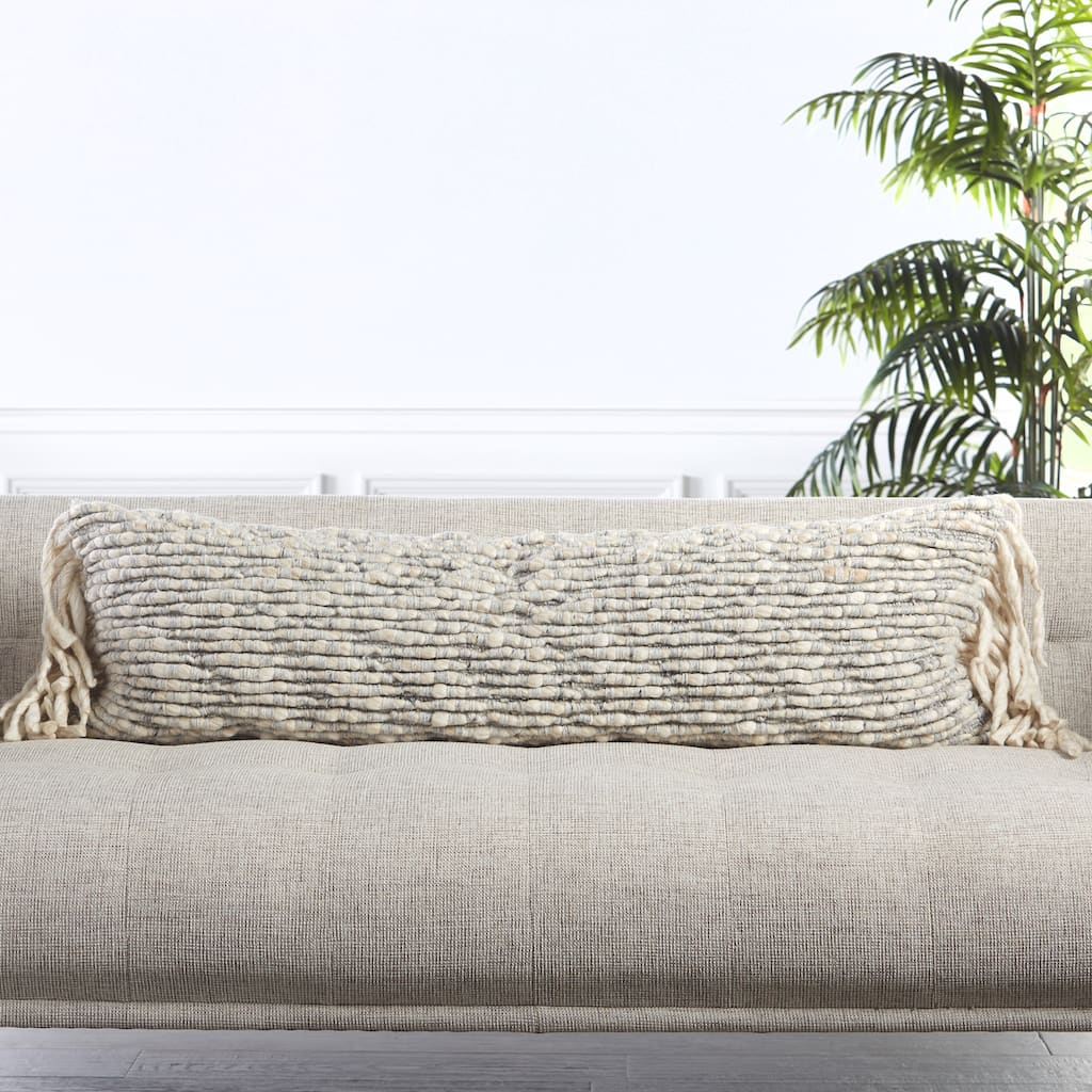 Clea Textured Lumbar Pillow