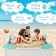preview thumbnail 14 of 15, Kids Outdoor Sandbox with Oxford Cover and 4 Corner Seats - 48.5" x 48.5" x 12.5"