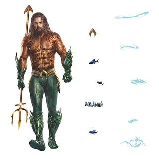 Green & Orange & Yellow Aquaman Giant Wall Decals by RoomMates