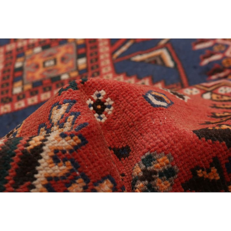 ECARPETGALLERY Hand-knotted Melis Vintage Red Wool Rug - 5'3 x 9'10