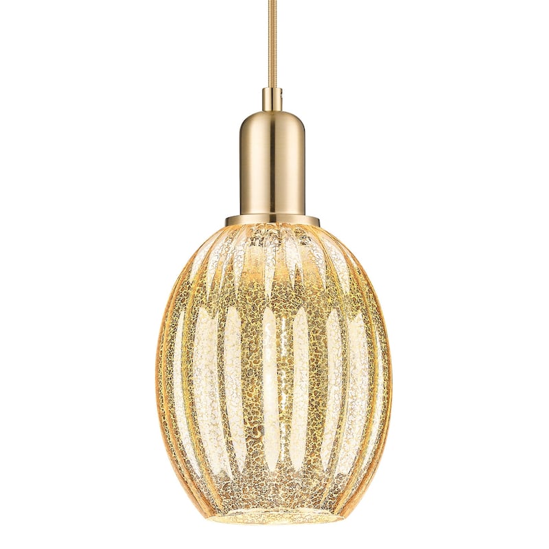 Innovations Lighting 716-1P-G459-6ME Preston 6" Wide Cord Hung Mini - Champagne Bronze