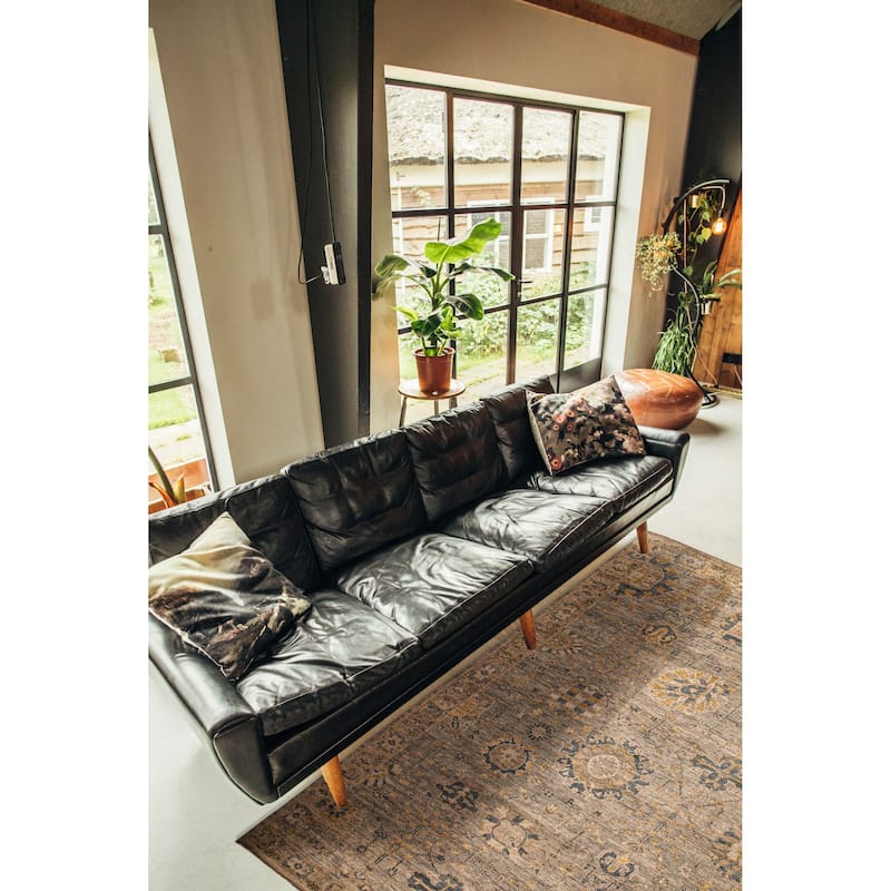 ECARPETGALLERY Hand-knotted Jules Serapi Grey Wool Rug - 10'1 x 13'9