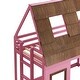 preview thumbnail 23 of 23, House Bunk Bed with Window Roof Shape Design with Climbing Ramp