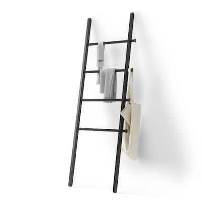 Umbra 1017445 Leana 1-9/16" Wide Poplar and Steel Towel Rack