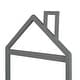 preview thumbnail 9 of 9, Twin Size Wood Platform Bed with House-shaped Headboard ,Sturdy Pine Construction, Fun Design with Chimney