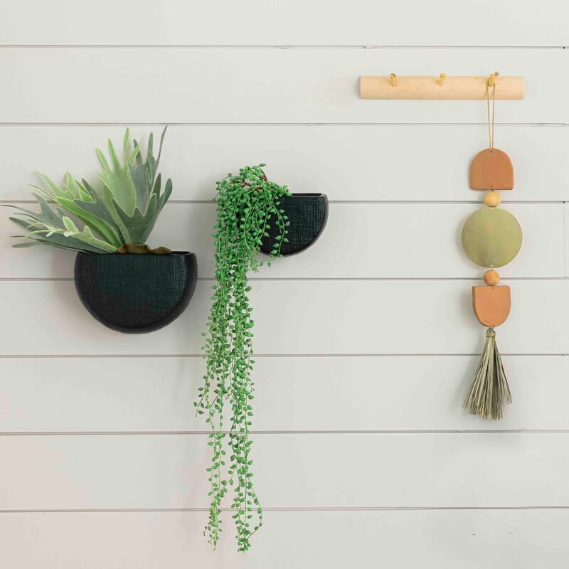 Stoneware Wall Planters