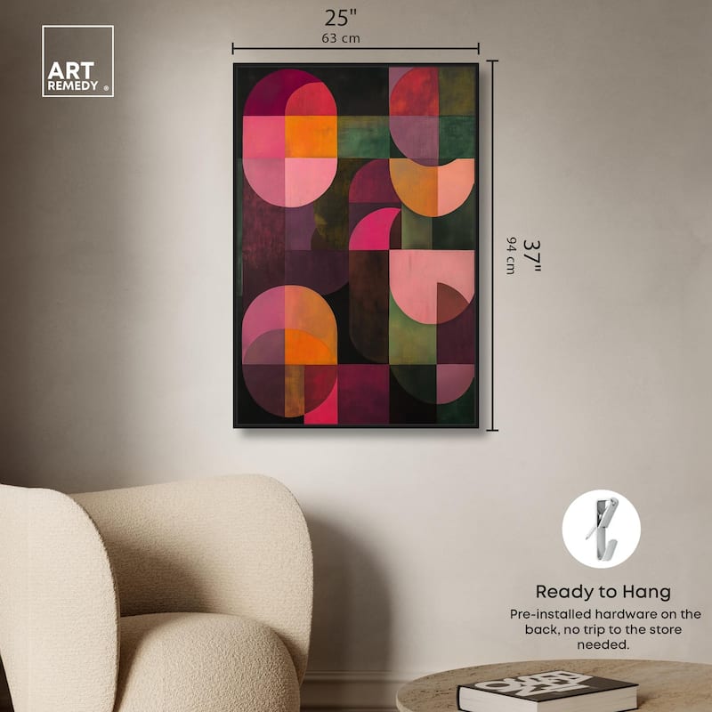 Bauhaus Romance Canvas by Art Remedy