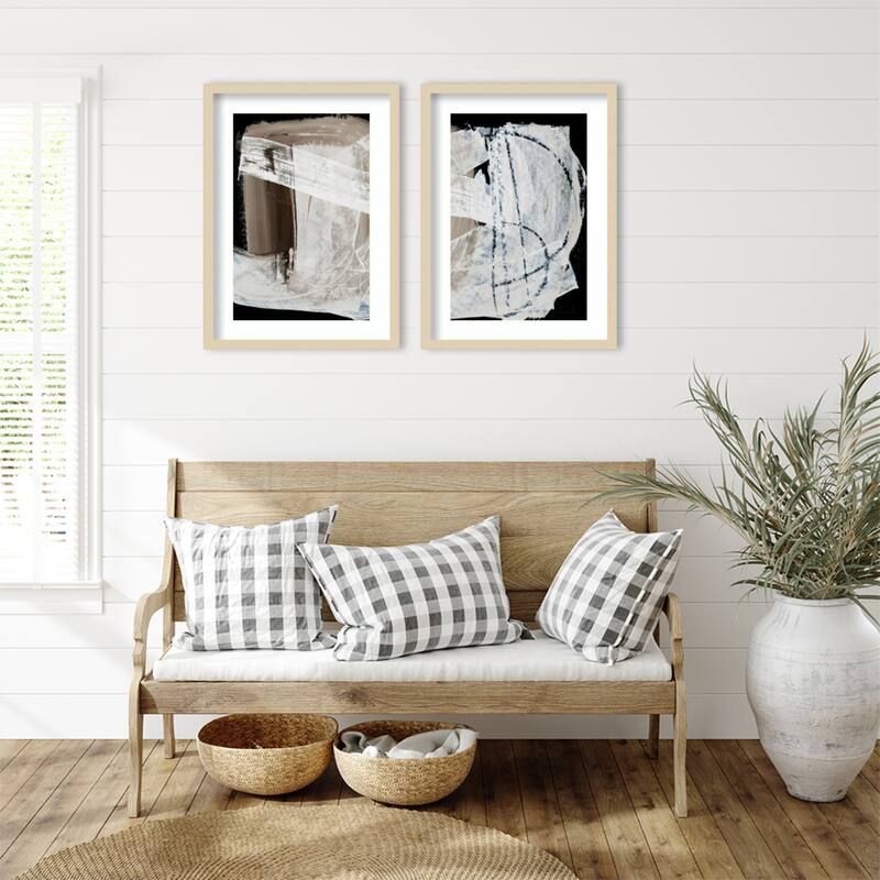 Mind No. 1 & 2 2 Piece by Dan Hobday Framed Wall Art Prints