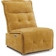preview thumbnail 22 of 33, MCombo Armless Power Recliner Chair with USB Ports, 3.5" Wall Clearance Electric Reclining Sofa Chair for Living Room, ALR01