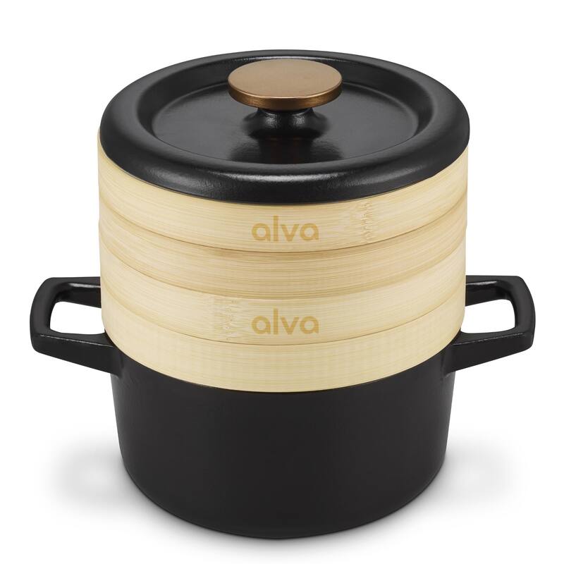 Alva Nori Enameled Cast Iron Dutch Oven w/ Lid - 2.1 Qt