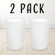preview thumbnail 7 of 60, HOLD N’ STORAGE - Set of 2 Small Trash Can with Open Top for Compact and Tight Spaces – 1.58 Gallon Capacity