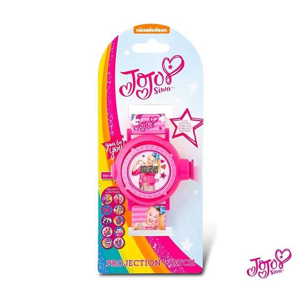 Shop Jojo Siwa Projection Watch On Card White Rhinstone Neon