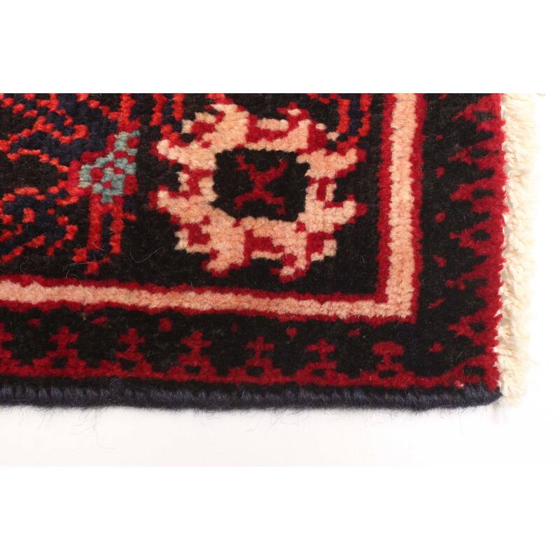 ECARPETGALLERY Hand-knotted Anadol Dark Red Wool Rug - 4'3 x 6'8