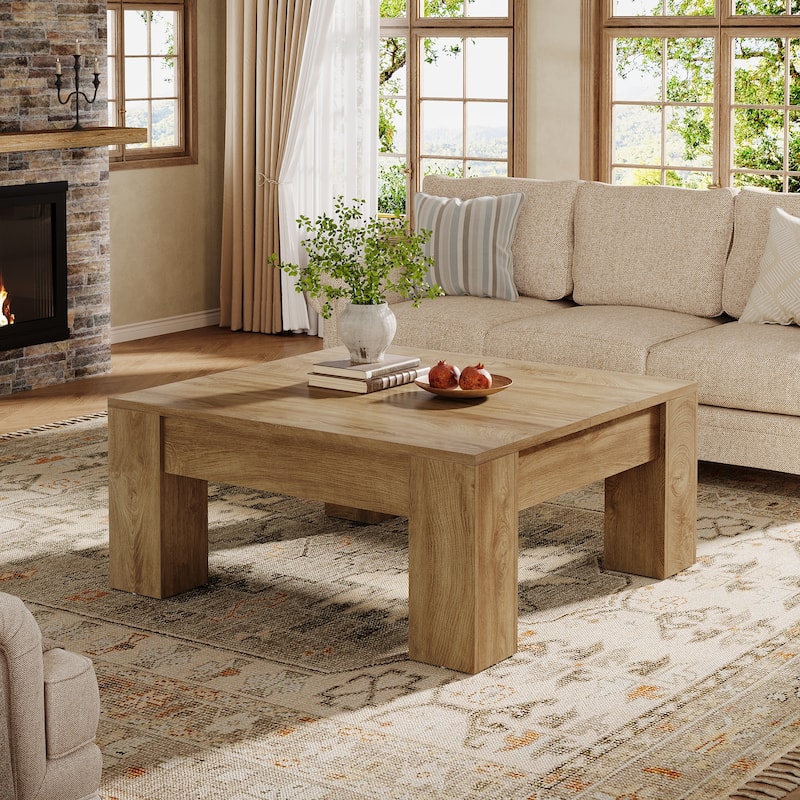 Wood Coffee Table, Tea Table, Living Room Sofa Accent Center Table