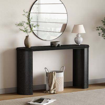 Christopher Knight Home- Alaric MDF Console Table with Beaded Trim