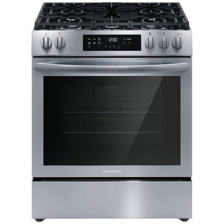 Frigidaire FCFG3083A 30" Wide 5.1 Cu. Ft. Gas Range with Convection - Stainless Steel