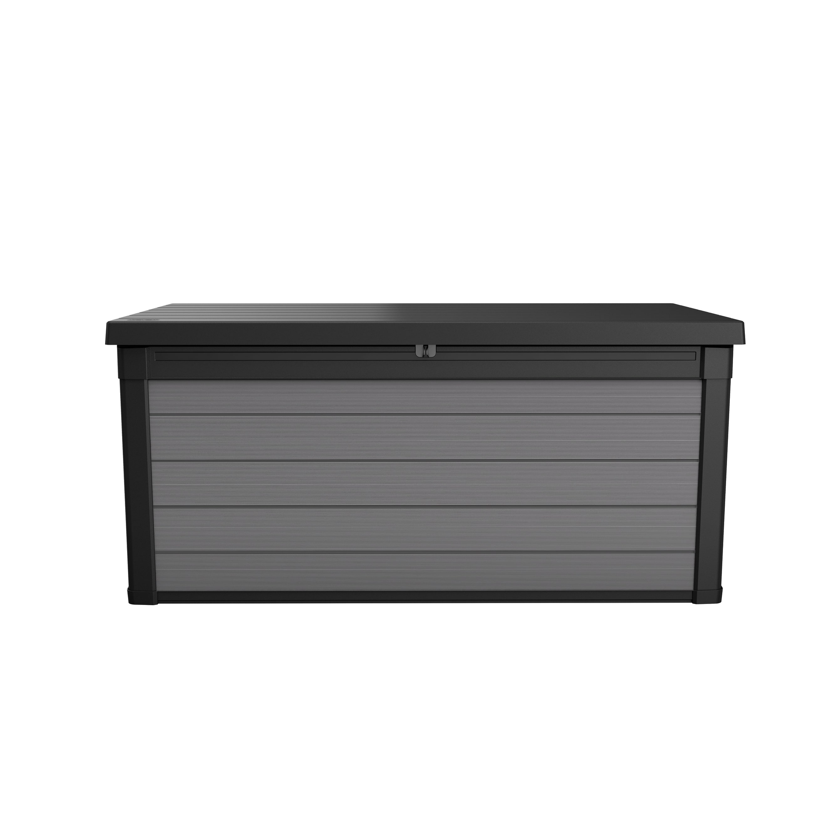 Keter Premier 150 Gallon Durable Resin Outdoor Storage Deck Box For Furniture and Supplies, Grey