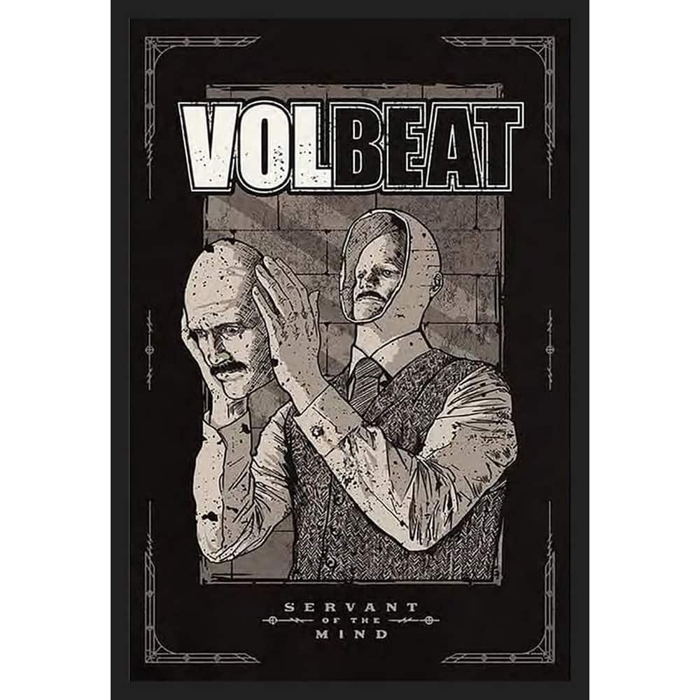VolBeat Servant of the Mind Framed Poster - 24 x 36 Inch