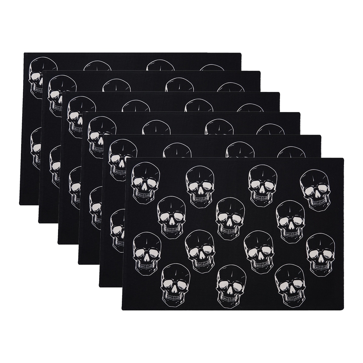 Skully Placemat Set 6