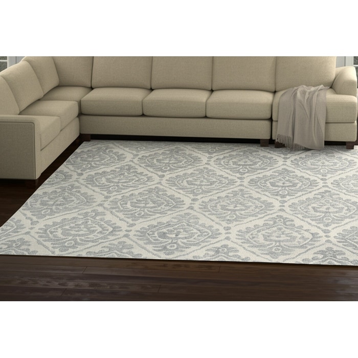 HomeRoots Vadi Floral Modern Rectangle Area Rug