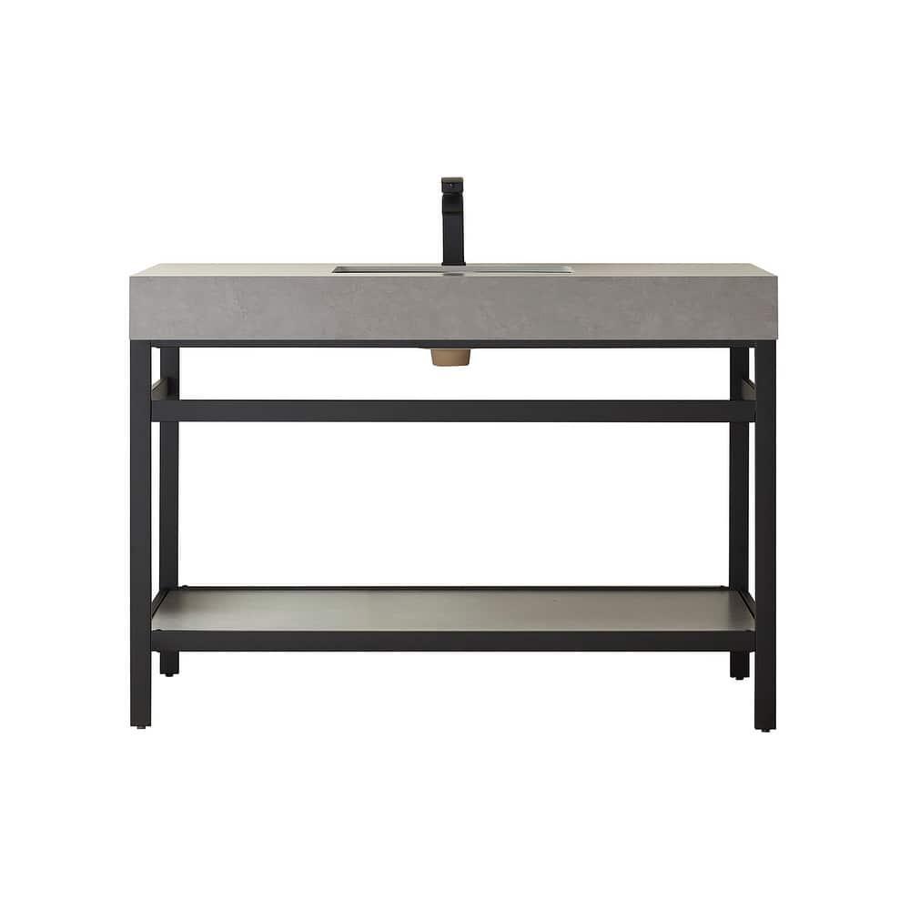 Miseno MV702548-NM Funes 48" Free Standing Single Basin Vanity Set