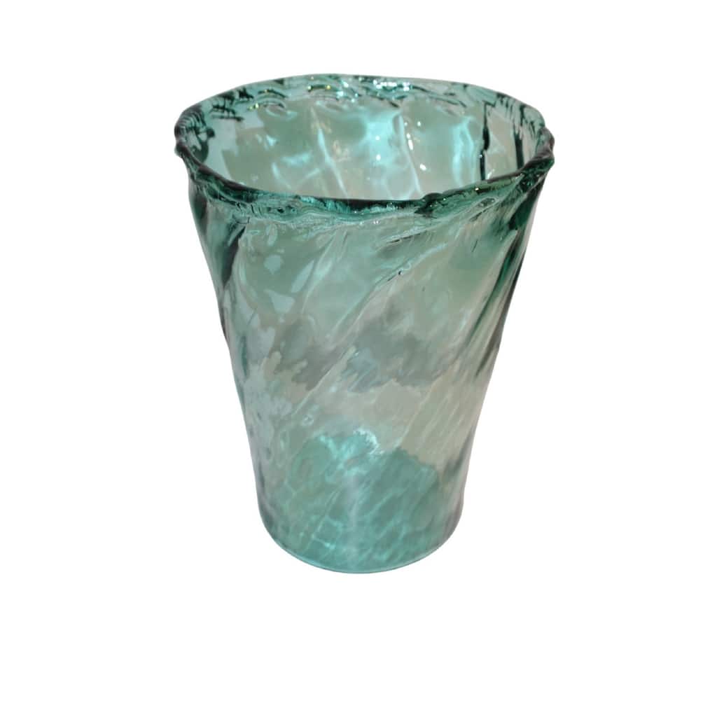 Vase Clear Bloom H 15.4"