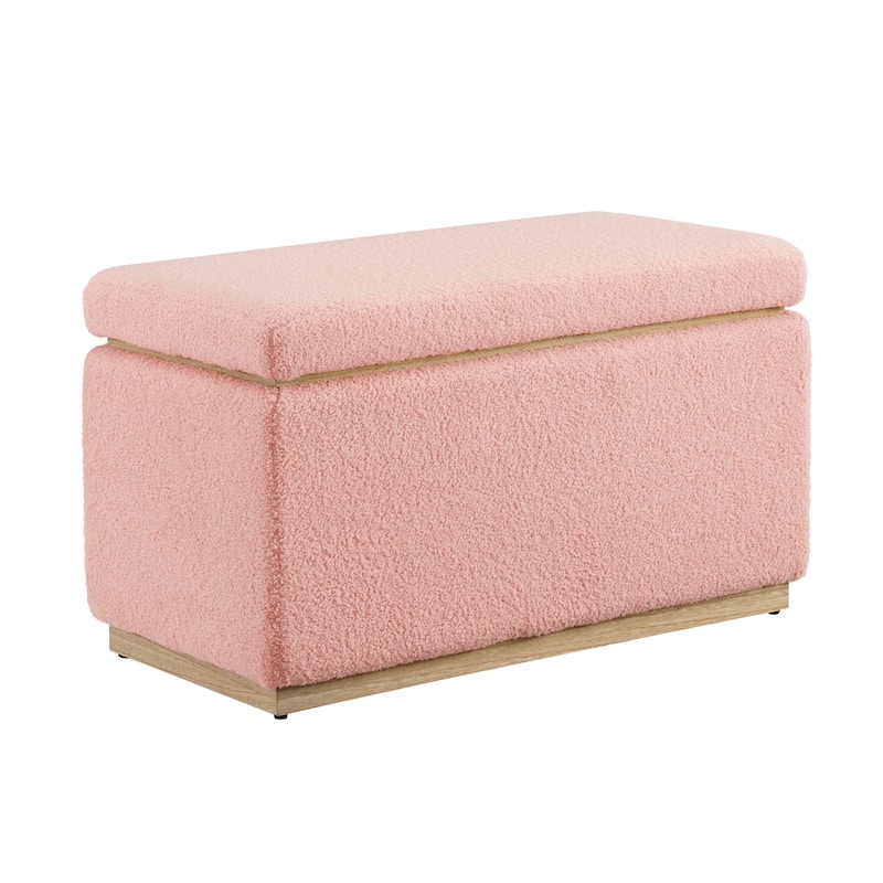 Rue Sherpa Rectangle Storage Ottoman