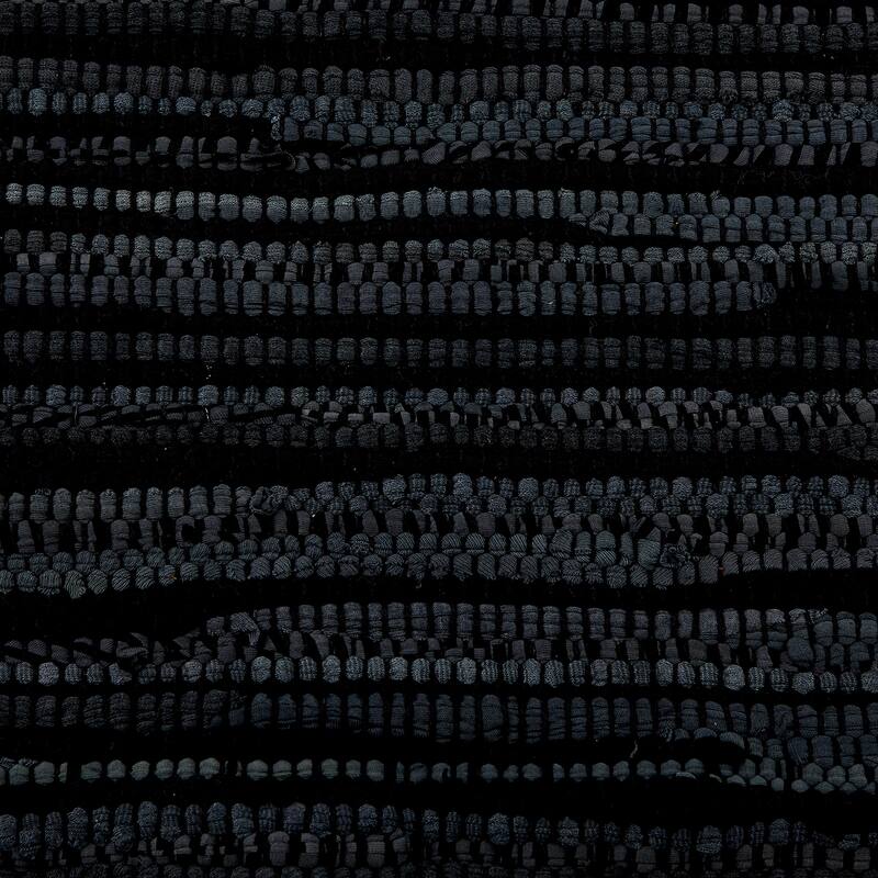 DII Recycled Fabric Striped Handmade Rag Rug