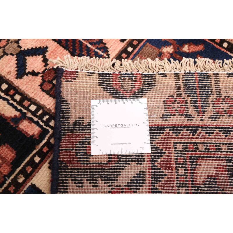 ECARPETGALLERY Hand-knotted Kayseri Vintage Dark Red Wool Rug - 4'10 x 9'8