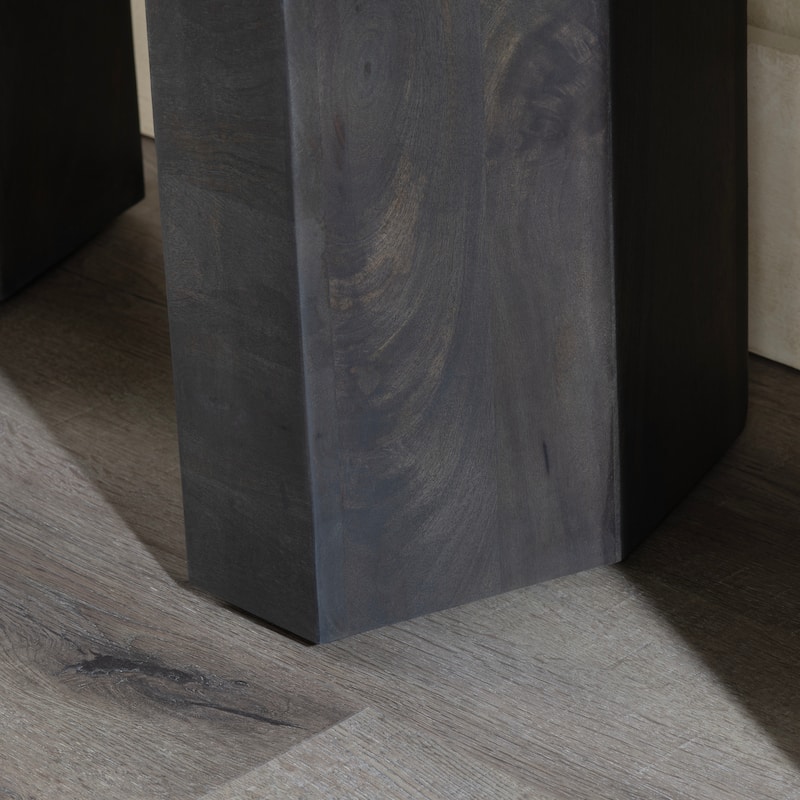 60 in. Black Solid Wood Accent_Console_Sofa Table