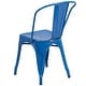 preview thumbnail 122 of 164, Metal Indoor/ Outdoor Stackable Bistro Chair (Set of 4)