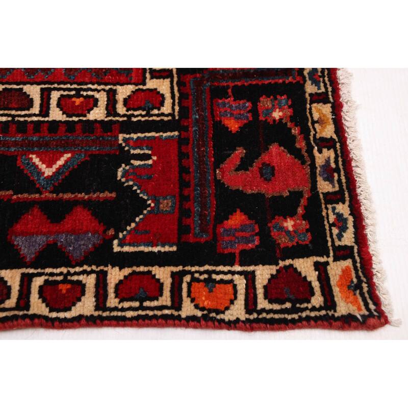 ECARPETGALLERY Hand-knotted Anatolian Vintage Red Wool Rug - 5'9 x 11'5