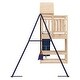 preview thumbnail 16 of 21, vidaXL Swing Set Outdoor Backyard Wooden Playground Equipment for Kids Age 3-8