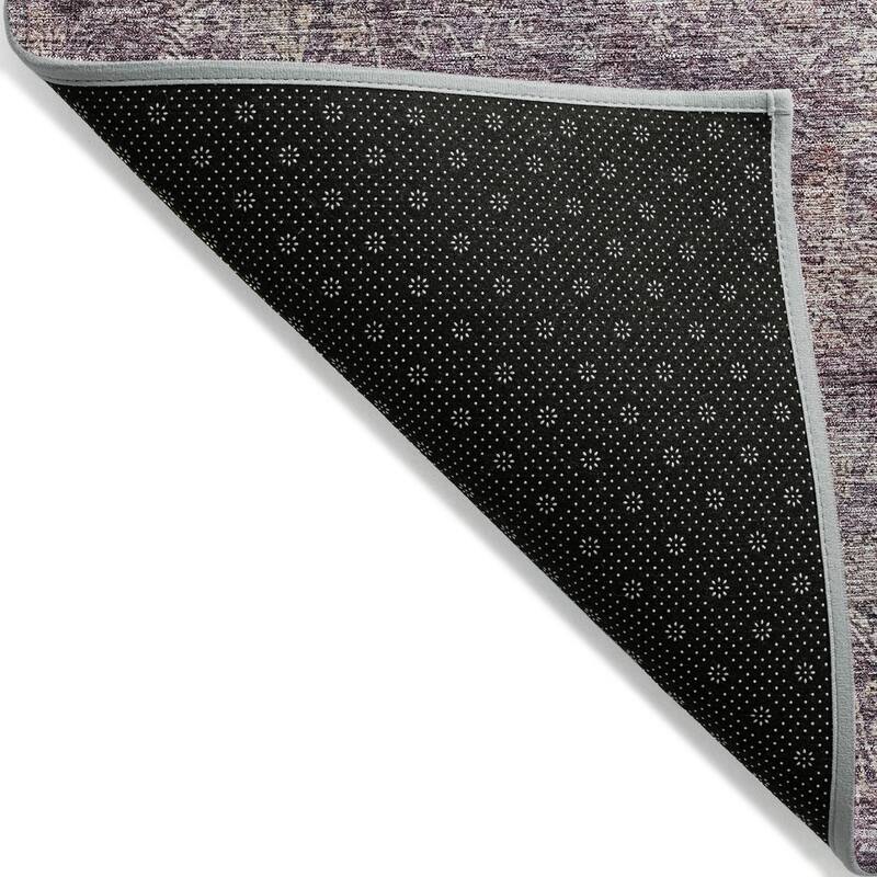 Machine Washable Indoor/ Outdoor Ombre Paisley Chantille Rug