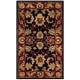 preview thumbnail 71 of 81, SAFAVIEH Handmade Classic Treva Traditional Oriental Wool Rug 2' x 3' - Black/Burgundy - Rectangle