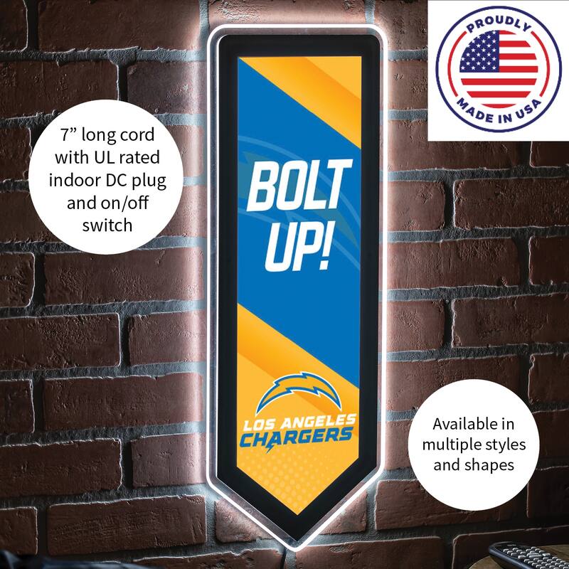 Los Angeles Chargers LED Lighted Sign