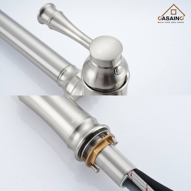 Single Handle Pull Out Sprayer Kitchen Faucet