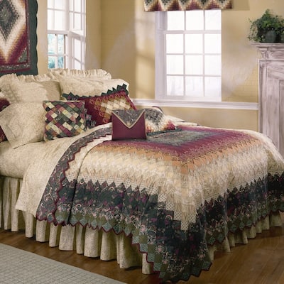 Donna Sharp Spice Trip Around the World King Quilt Set