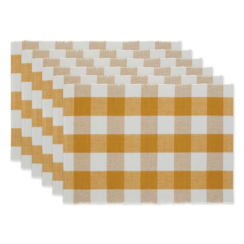 DII Vintage Red Buffalo Check Napkin (Set of 6)