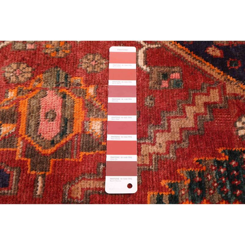 ECARPETGALLERY Hand-knotted Konya Anatolian Dark Red Wool Rug - 3'6 x 10'2